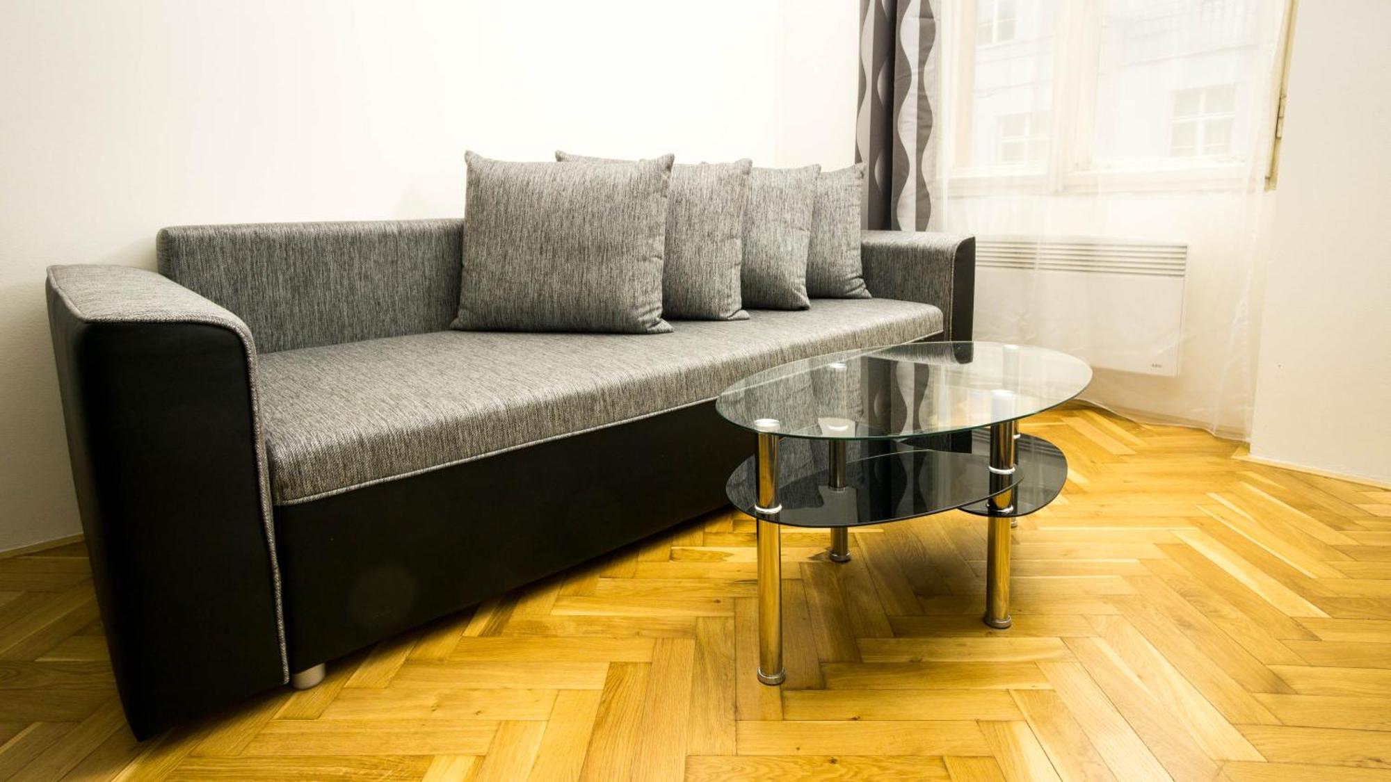 Black & White Apartment Prague By Wenceslas Square And Muzeum 객실 사진