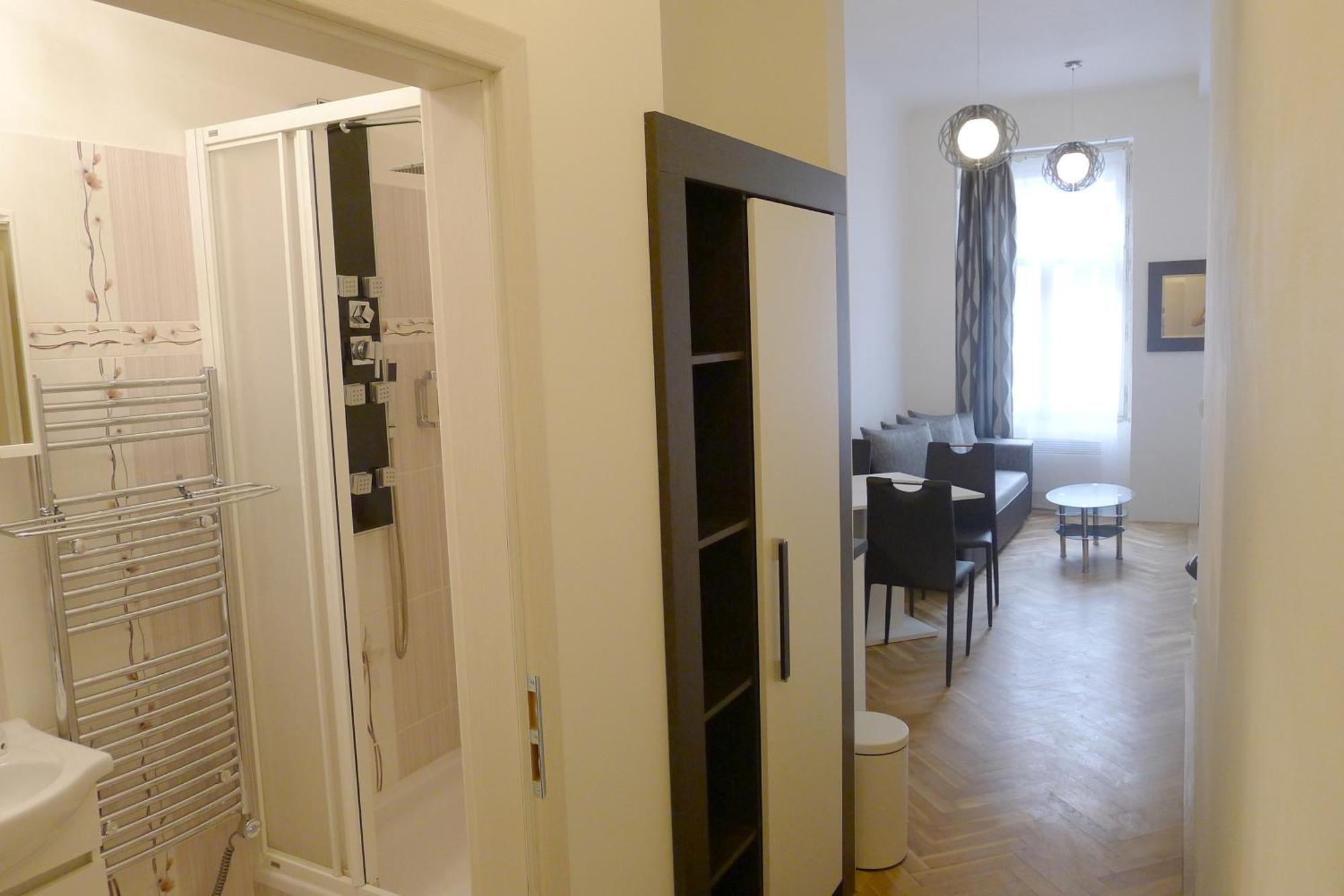 Black & White Apartment Prague By Wenceslas Square And Muzeum 외부 사진