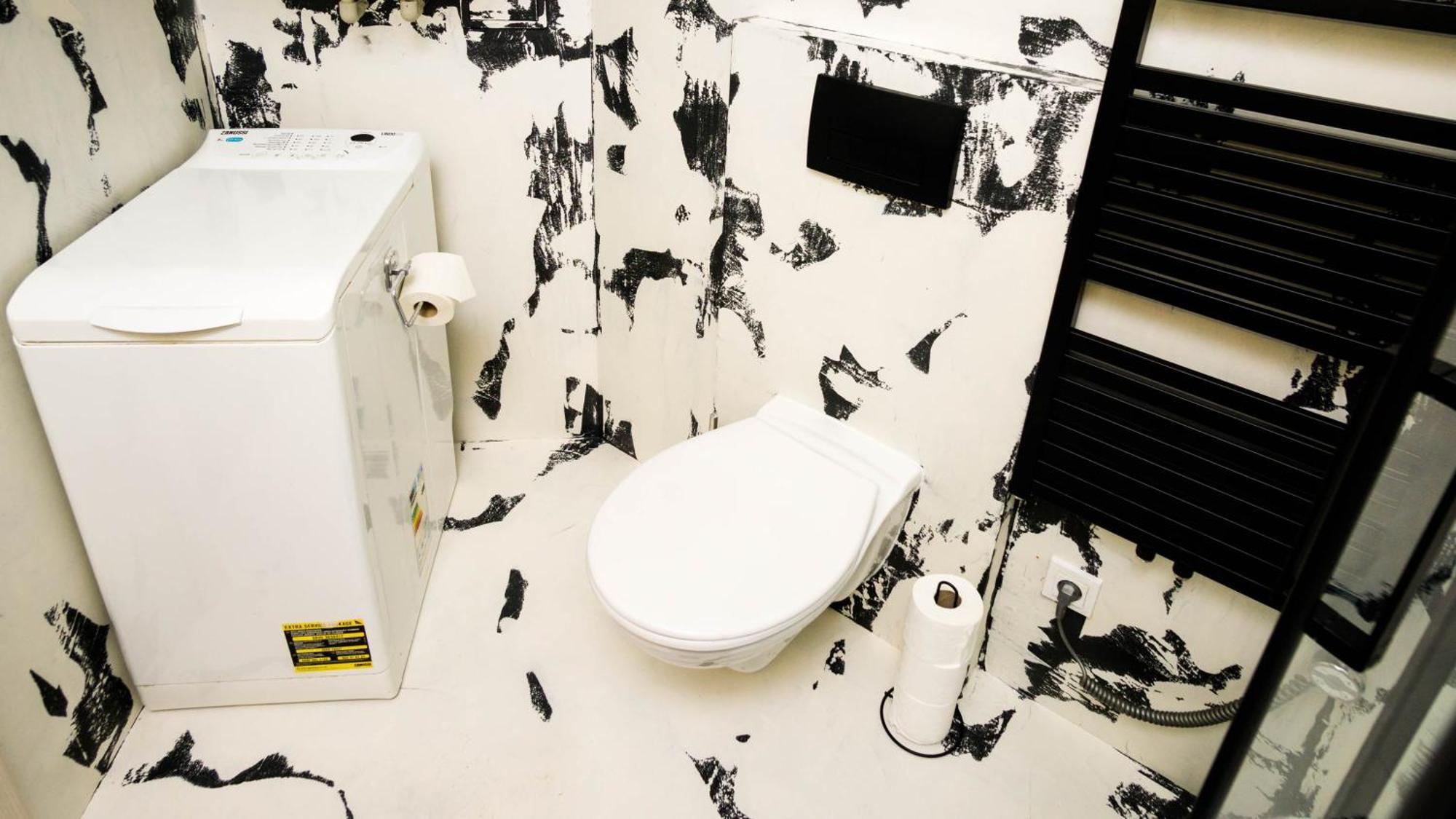 Black & White Apartment Prague By Wenceslas Square And Muzeum 외부 사진