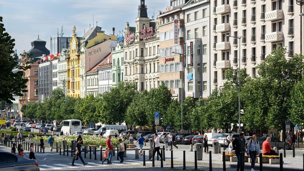 Black & White Apartment Prague By Wenceslas Square And Muzeum 외부 사진